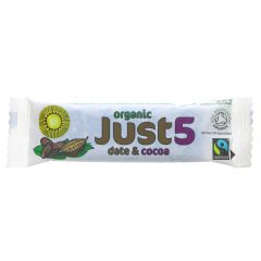 Tropical Wholefoods Organic F/T Date & Cocoa - 18 x 40g (KB590)