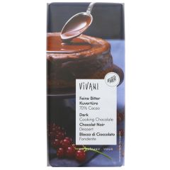 Vivani Organic Chocolate Dark Cooking Chocolate - 10 x 200g (KB408)