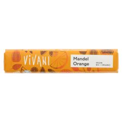 Vivani Organic Chocolate Almond Orange Rice Chocolate - 18 x 35g (KB420)
