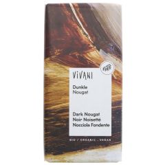 Vivani Organic Chocolate Dark Choc & Nougat - 10 x 100g (KB693)