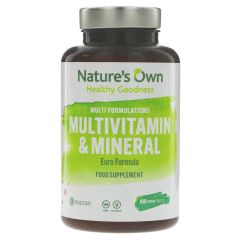 Natures Own Multivitamin & Mineral - 100 tabs (VM156)