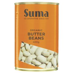 Suma Butter Beans - organic - 12 x 400g (VF645)