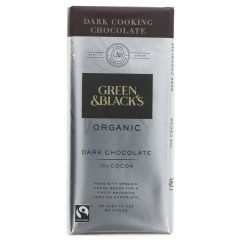 Green & Blacks Dark Cooking Chocolate-Organic - 15 x 150g (KB058)