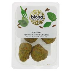 Biona Mini Quinoa Burgers - 6 x 195g (CV321)