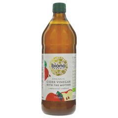 Biona Cider Vinegar with `Mother' - 6 x 75cl (KJ311)