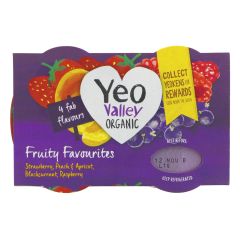 Yeo Valley Fruity Favourites - 4 x 4 x 110g (CV603)
