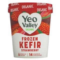 Yeo Valley Strawberry Kefir Ice Cream - 6 x 480ml (XL158)
